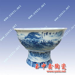 陶瓷魚(yú)缸 手繪大缸價(jià)格 廠家 圖片