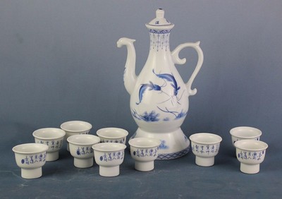 高檔禮品瓷自動(dòng)酒具 自動(dòng)倒酒器