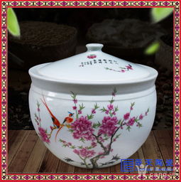 陶瓷米缸家用 廚房必備防蟲密封儲物罐陶瓷面粉罐米缸