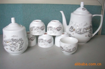 上海直銷景德鎮(zhèn)7501瓷禮品茶具 藝術(shù)與文化的完美融合